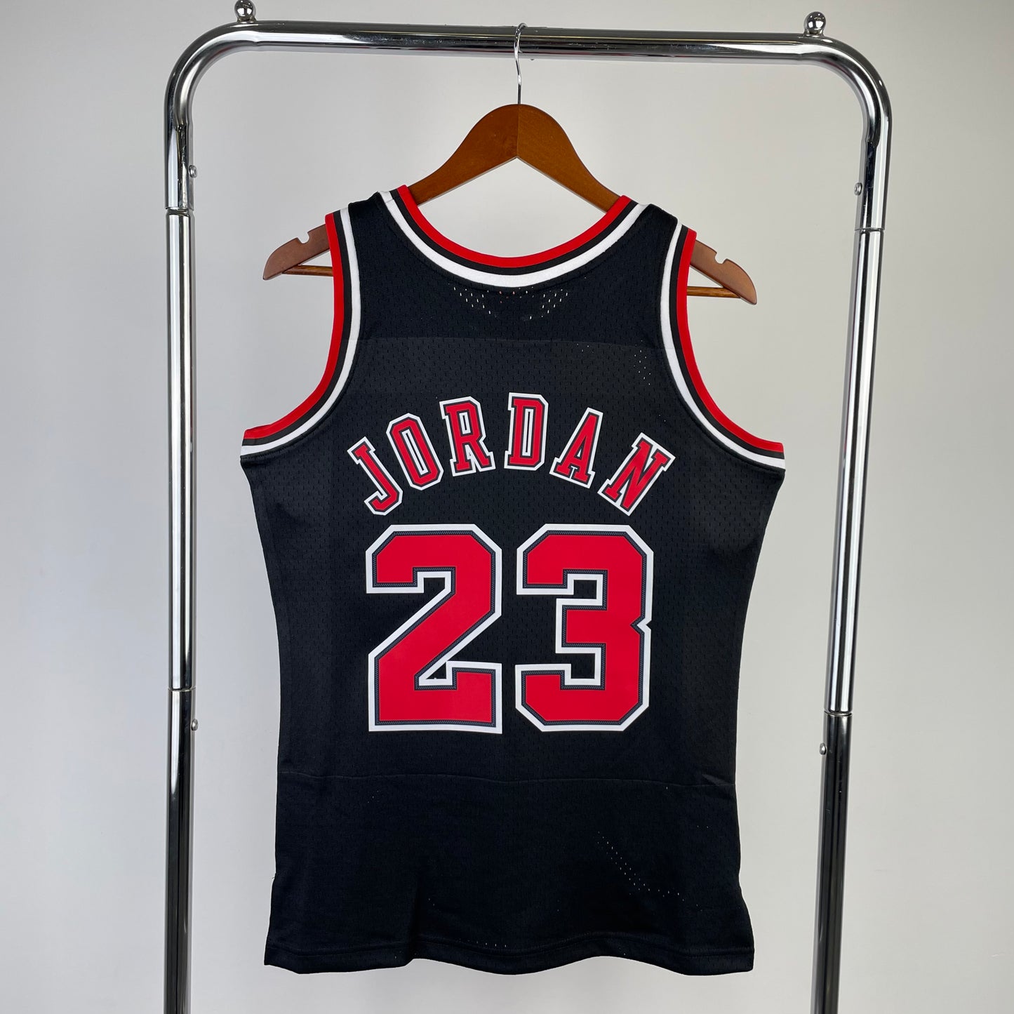 Chicago Bulls Michael Jordan M&N Black Edition Jersey #23