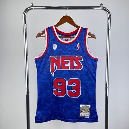 Brooklyn Nets Bape X M&N Edition Jersey #93