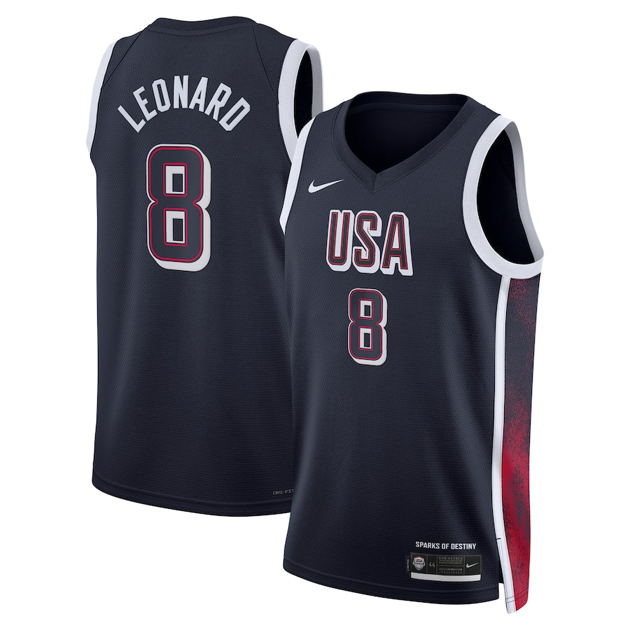 Kawhi Leonard USA Team Jersey #8