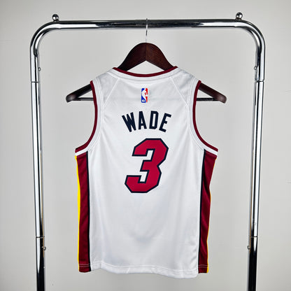 Miami Heat Dwayne Wade #3 Kids Jersey