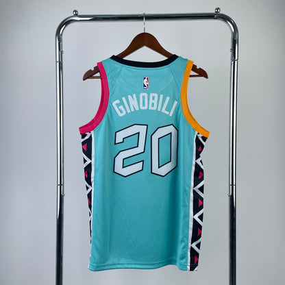 San Antonio Spurs Manu Ginobili City Edition Jersey #20