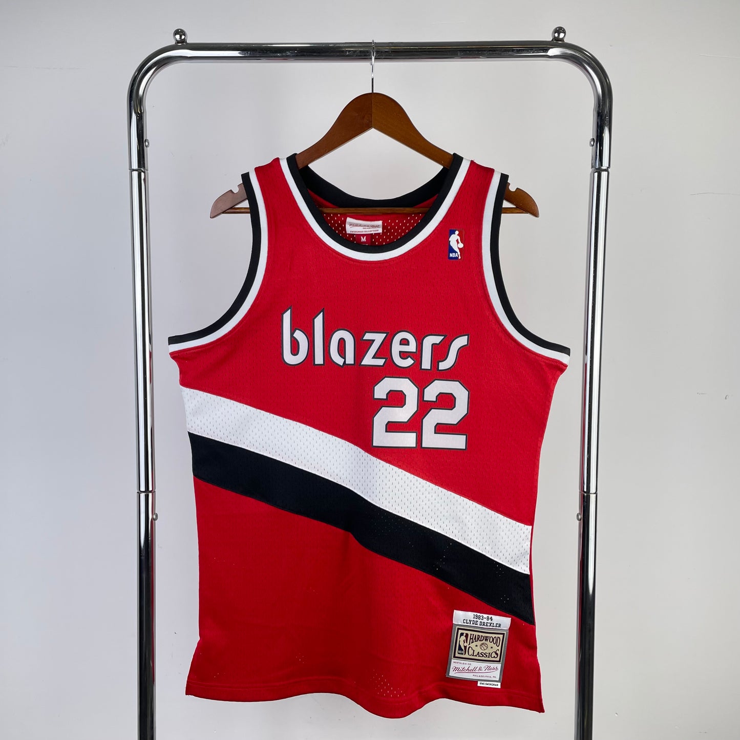 Portland Trail Blazers Clyde Drexler M&N Edition Jersey #22