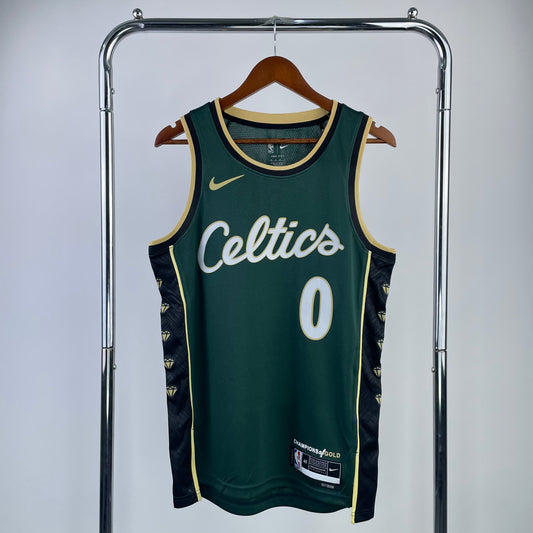 Boston Celtics Kyrie Jayson Tatum City Edition Jersey #0