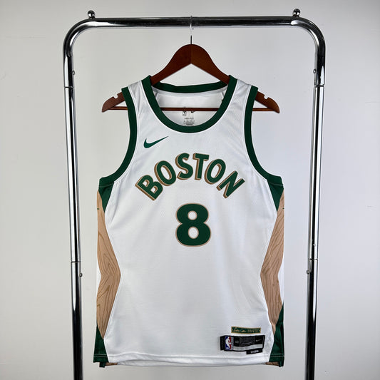 Boston Celtics Kristaps Porzingis City Edition Jersey #8